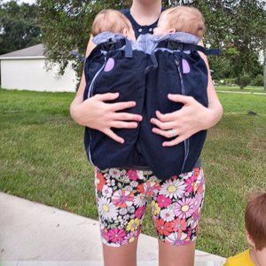 WeeGo Twin Carrier Navy Blue